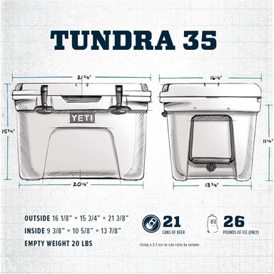 YETI TUNDRA 35 COOLER PORTÁTIL | GRIS - 2