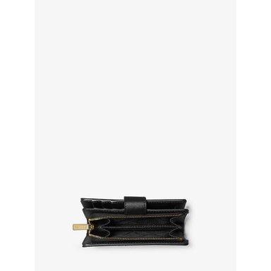 MICHAEL KORS CARTERA MEDIANA DE PIEL DE GRANO CRUZADO | NEGRO - 4
