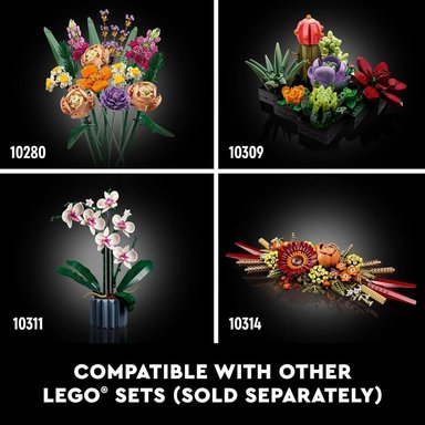 LEGO BOTANICALS RAMO DE FLORES SILVESTRES SET DE DECORACIÓN IDEAL PARA EL HOGAR - 6