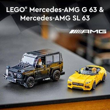 LEGO SPEED CHAMPIONS MERCEDES-AMG G 63 Y SL 63 F1 CON MINIFIGURAS - 2