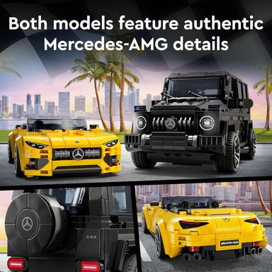 LEGO SPEED CHAMPIONS MERCEDES-AMG G 63 Y SL 63 F1 CON MINIFIGURAS - 3