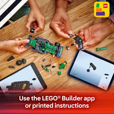 LEGO SPEED CHAMPIONS ASTON MARTIN ARAMCO F1 AMR24, COCHE DE JUGUETE PARA NIÑOS - 6