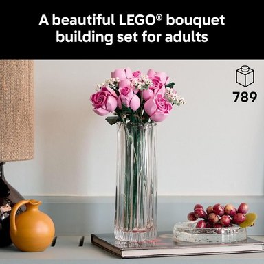 LEGO BOTANICALS RAMO DE ROSAS, BLOQUES DE CONSTRUCCIÓN PARA ADULTOS - 2