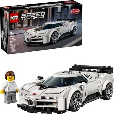 LEGO SPEED CHAMPIONS BUGATTI CENTODIECI, COCHE HIPERDEPORTIVO Y SET DE CONSTRUCCIÓN - 1