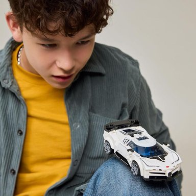 LEGO SPEED CHAMPIONS BUGATTI CENTODIECI, COCHE HIPERDEPORTIVO Y SET DE CONSTRUCCIÓN - 4