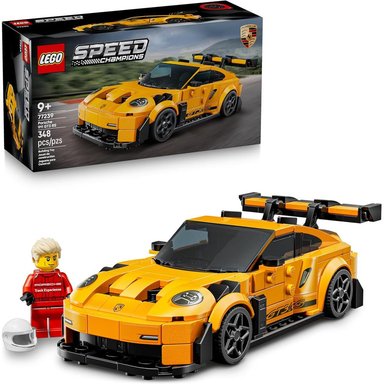 LEGO SPEED CHAMPIONS PORSCHE 911 GT3 RS, KIT DE MODELO Y JUGUETE DE COCHE - 1