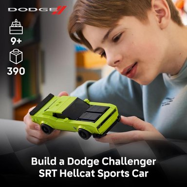 LEGO SPEED CHAMPIONS DODGE CHALLENGER SRT HELLCAT, COCHE DE JUGUETE Y CONSTRUCCIÓN - 2
