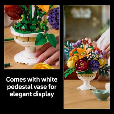 LEGO BOTANICALS FLORES ARTIFICIALES, DECORACIÓN DE MESA PARA ADULTOS - 5