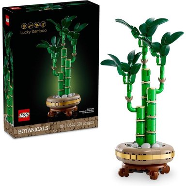 LEGO BOTANICALS BAMBÚ DE LA SUERTE, PLANTA ARTIFICIAL PARA DECORACIÓN - 1