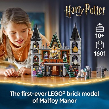 LEGO HARRY POTTER MANSIÓN MALFOY, SET DE CONSTRUCCIÓN CON 9 MINIFIGURAS - 2