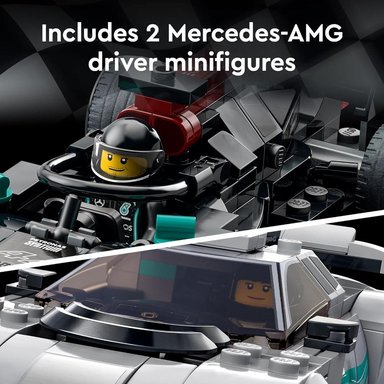 LEGO SPEED CHAMPIONS MERCEDES-AMG F1 W12 COCHE DE CARRERAS COLECCIONABLE - 5