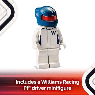 LEGO SPEED CHAMPIONS WILLIAMS RACING FW46, COCHE DE JUGUETE PARA NIÑOS - 4