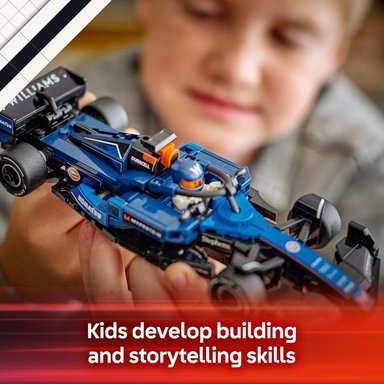 LEGO SPEED CHAMPIONS WILLIAMS RACING FW46, COCHE DE JUGUETE PARA NIÑOS - 5