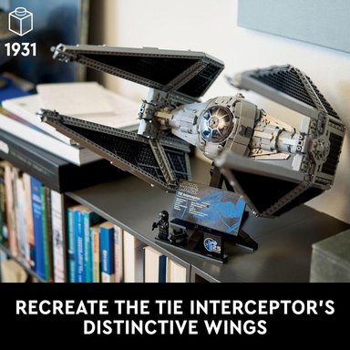 LEGO STAR WARS UCS INTERCEPTOR TIE, SET COLECCIONABLE PARA CONSTRUIR Y EXHIBIR - 3