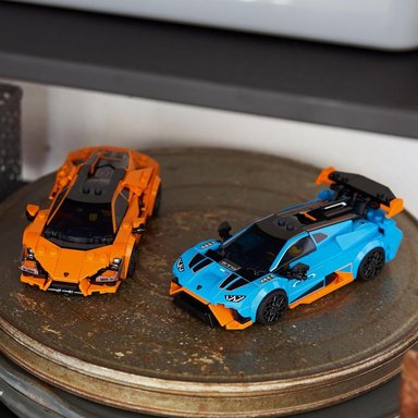 LEGO SPEED CHAMPIONS LAMBORGHINI REVUELTO Y HURACÁN STO, COCHE DE JUGUETE - 3
