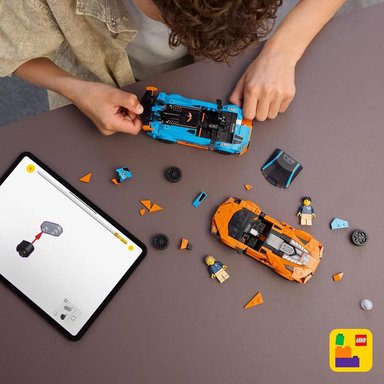 LEGO SPEED CHAMPIONS LAMBORGHINI REVUELTO Y HURACÁN STO, COCHE DE JUGUETE - 6