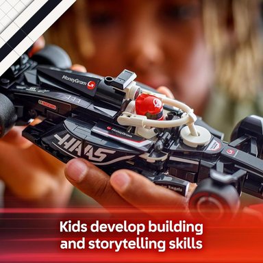 LEGO SPEED CHAMPIONS MONEYGRAM HAAS F1 TEAM VF-24, COCHE DE JUGUETE PARA NIÑOS - 5