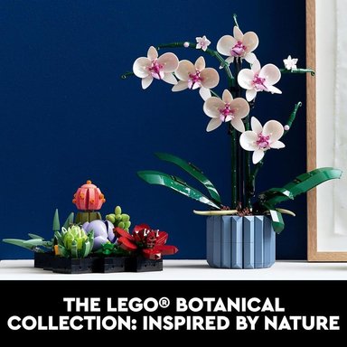 LEGO BOTANICALS ORQUÍDEA ARTIFICIAL SET DE CONSTRUCCIÓN DECORATIVO PARA EL HOGAR - 6