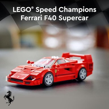 LEGO SPEED CHAMPIONS FERRARI F40, SET DE CONSTRUCCIÓN DE COCHE COLECCIONABLE - 2