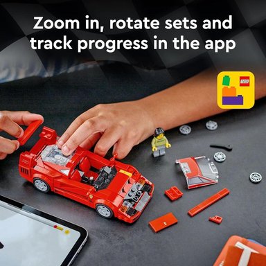 LEGO SPEED CHAMPIONS FERRARI F40, SET DE CONSTRUCCIÓN DE COCHE COLECCIONABLE - 6