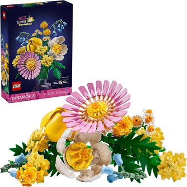 LEGO BOTANICALS PETITE SUNNY BOUQUET, SET DE FLORES DIY Y DECORACIÓN - 1
