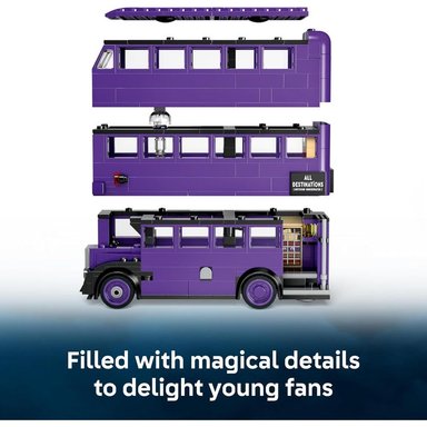 LEGO HARRY POTTER AUTOBÚS NOCTÁMBULO, INCLUYE 5 MINIFIGURAS - 3