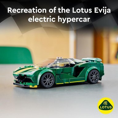 LEGO SPEED CHAMPIONS LOTUS EVIJA COCHE DE CARRERAS CON MINIFIGURA COLECCIONABLE - 2