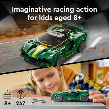 LEGO SPEED CHAMPIONS LOTUS EVIJA COCHE DE CARRERAS CON MINIFIGURA COLECCIONABLE - 3