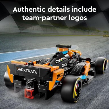 LEGO SPEED CHAMPIONS MCLAREN F1, 2023, COCHE DE CARRERAS PARA NIÑOS - 4