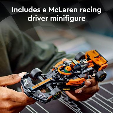 LEGO SPEED CHAMPIONS MCLAREN F1, 2023, COCHE DE CARRERAS PARA NIÑOS - 6