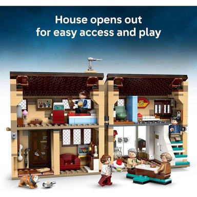 LEGO HARRY POTTER PRIVET DRIVE, CONSTRUCCIÓN Y RINCÓN DE LECTURA CON MINIFIGURA - 3