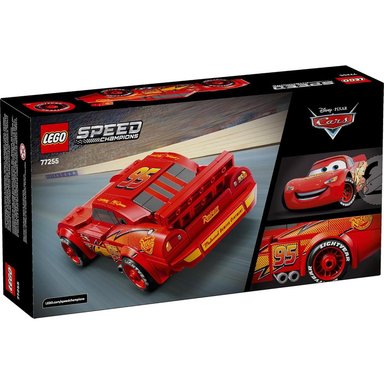 LEGO SPEED CHAMPIONS RAYO MCQUEEN, COCHE DE CARRERAS Y BLOQUES DE CONSTRUCCIÓN - 5