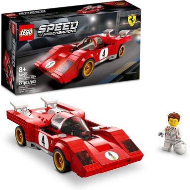 LEGO SPEED CHAMPIONS FERRARI 512 M COCHE DEPORTIVO COLECCIONABLE CON PILOTO - 1