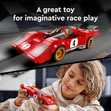 LEGO SPEED CHAMPIONS FERRARI 512 M COCHE DEPORTIVO COLECCIONABLE CON PILOTO - 3