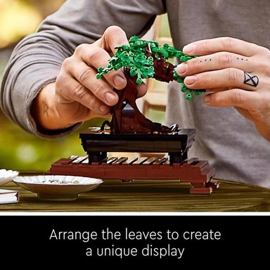 LEGO BOTANICALS SET DE BONSÁI PLANTA ARTIFICIAL DECORATIVA PARA EL HOGAR - 5