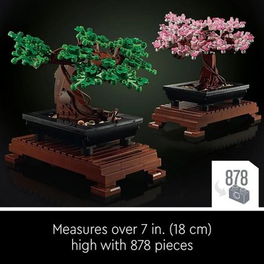LEGO BOTANICALS SET DE BONSÁI PLANTA ARTIFICIAL DECORATIVA PARA EL HOGAR - 6