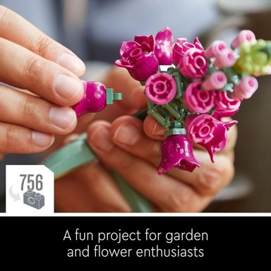 LEGO BOTANICALS RAMO DE FLORES ARTIFICIALES DECORATIVAS PARA ADULTOS - 6