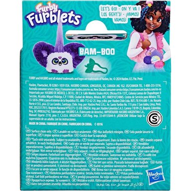 FURBY FURBLETS BAM-BOO MINI AMIGO | BLANCO/MORADO - 4