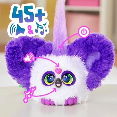 FURBY FURBLETS BAM-BOO MINI AMIGO | BLANCO/MORADO - 6
