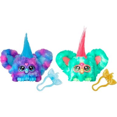 FURBY PACK 2 FURBLETS LUV-LEE Y MELLO-NEE | ROJO/VERDE Y MORADO/AZUL - 1