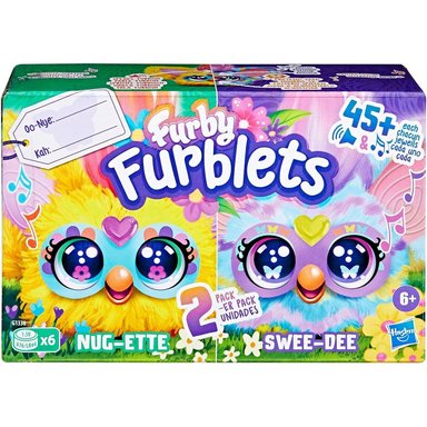 FURBY FURBLETS PACK 2 MINI AMIGOS NUG-ETTE Y SWEE-DEE | MULTICOLOR - 2