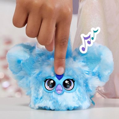 FURBY FURBLETS SNO-WAY HOLIDAY EDITION MINI AMIGO | AZUL/BLANCO - 4
