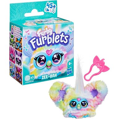 FURBY FURBLETS ZEE-BAH MINI AMIGO | ARCOÍRIS - 3