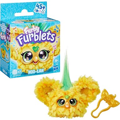 FURBY FURBLETS HOO-LAH PIÑA MINI AMIGO | AMARILLO/VERDE - 3