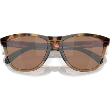 OAKLEY OO9284 FROGSKINS GAFAS DE SOL PARA UNISEX | BROWN TORTOISE / BROWN SMOKE / PRIZM TUNGSTEN POLARIZED - 5