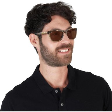 OAKLEY OO9284 FROGSKINS GAFAS DE SOL PARA UNISEX | BROWN TORTOISE / BROWN SMOKE / PRIZM TUNGSTEN POLARIZED - 6