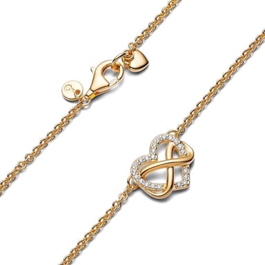 PANDORA COLLAR INFINITY HEART | ORO - 4