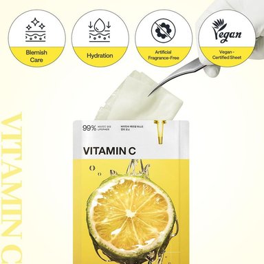 MEDIHEAL MASCARILLA ESENCIAL VITAMINA C 10 UDS - 6