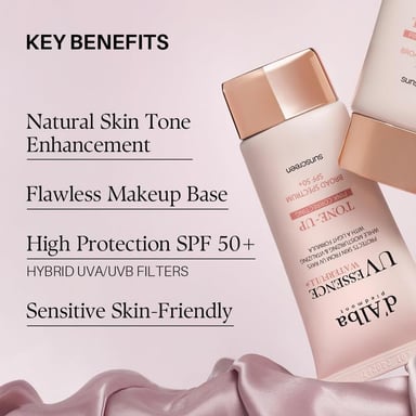 SUERO PROTECTOR SOLAR FACIAL WATERFULL TONE-UP D'ALBA PIEDMONT | 1.7 OZ / 50 ML - 6