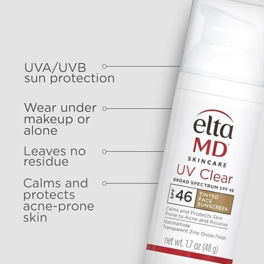 PROTECTOR SOLAR FACIAL ELTAMD 1.7 OZ / 48 GR | TINTED - 2